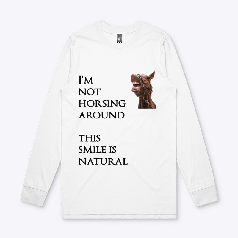 Stallion Smile Hilarious Horse Print