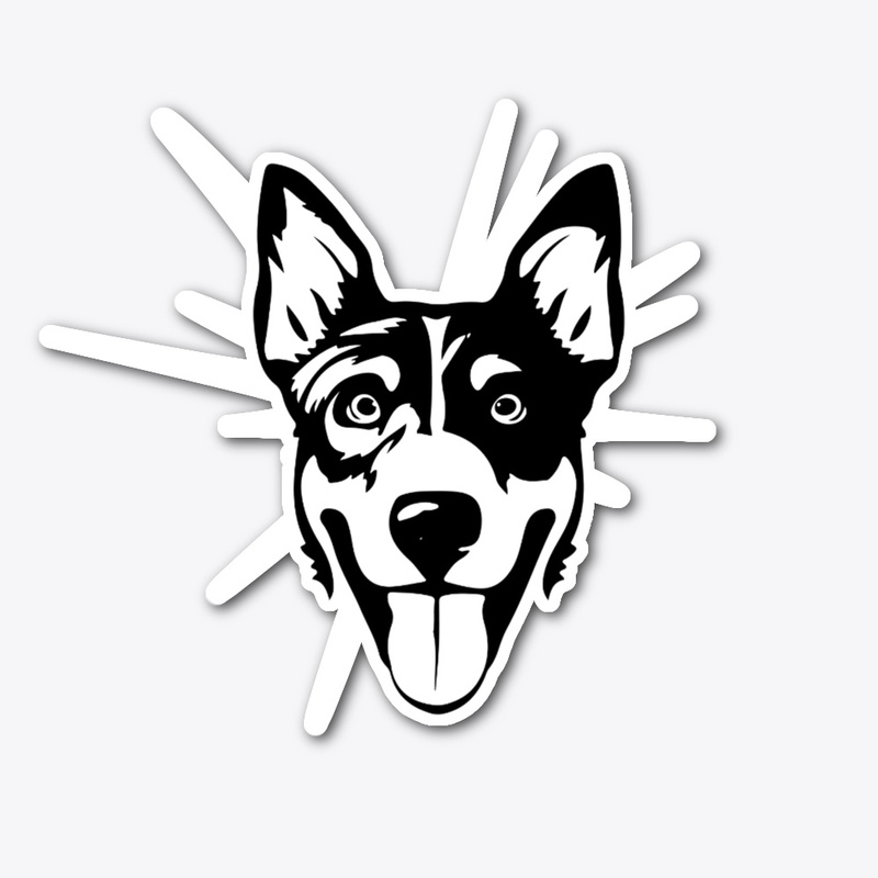 Dog  Head T-shirt Design