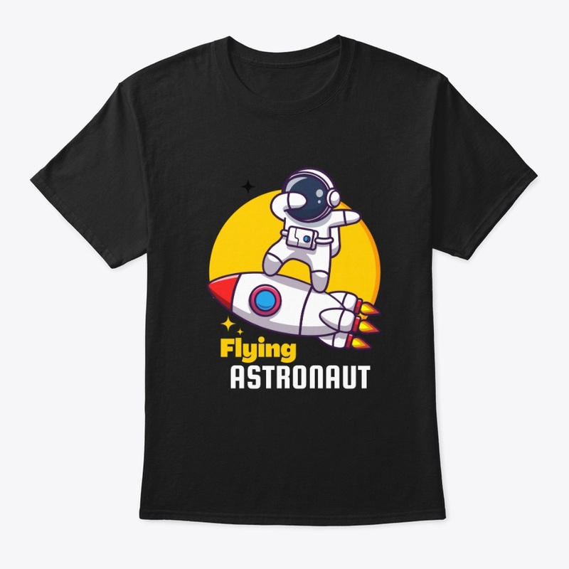 FLYING ASTRONAUT Tee Design 