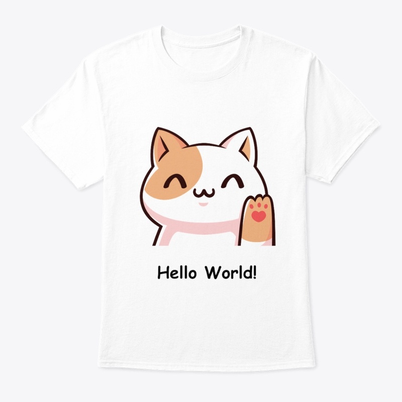 HELLO WORLD- CUTE CAT