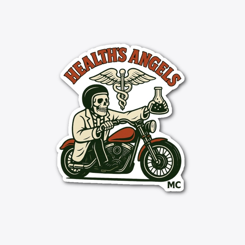 Health's Angels Sticker