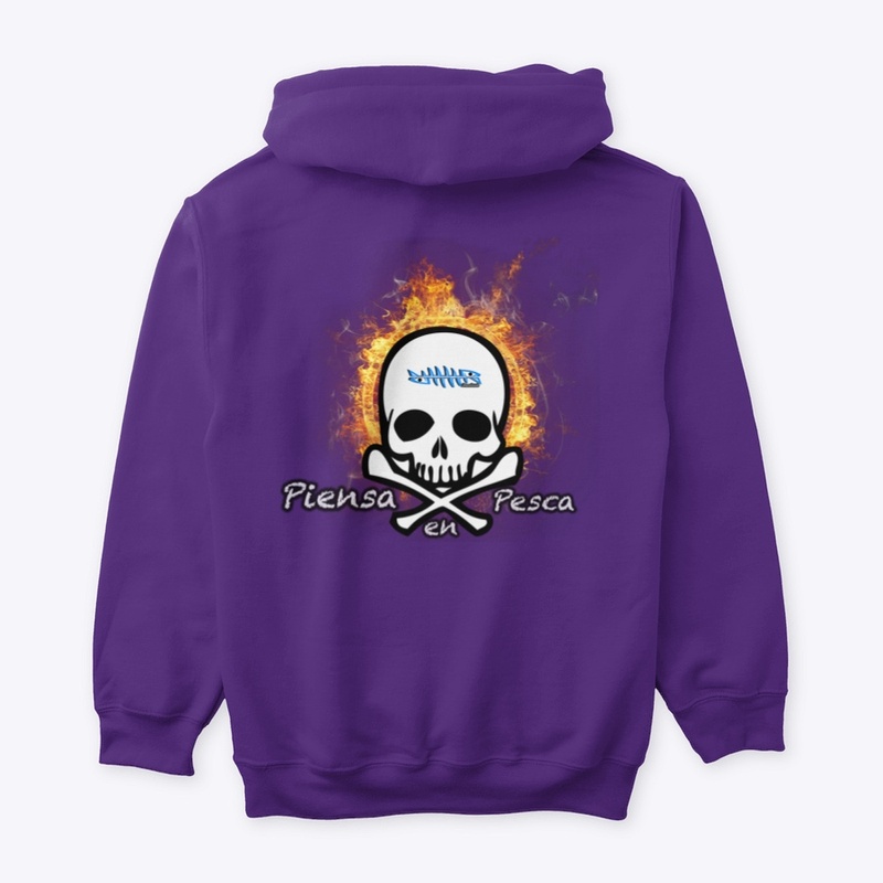 Flame skull fishing