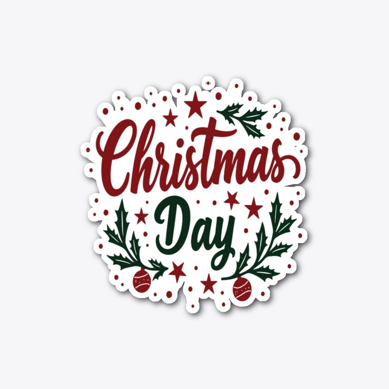 Christmas Day T-shirt Design.