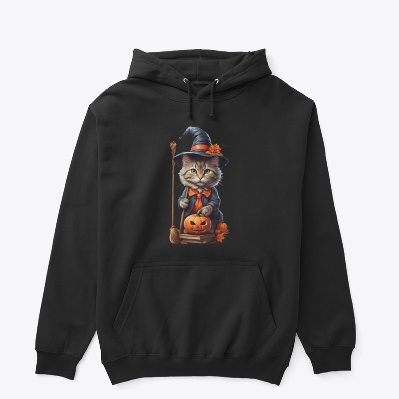 Spooky Cat Halloween Charm