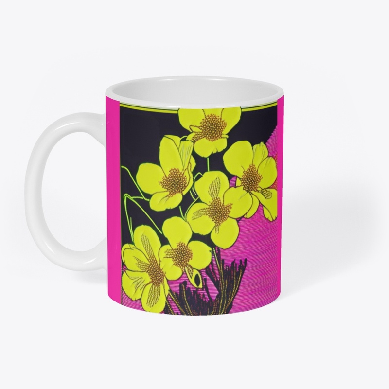 Embroidered Daffodils
