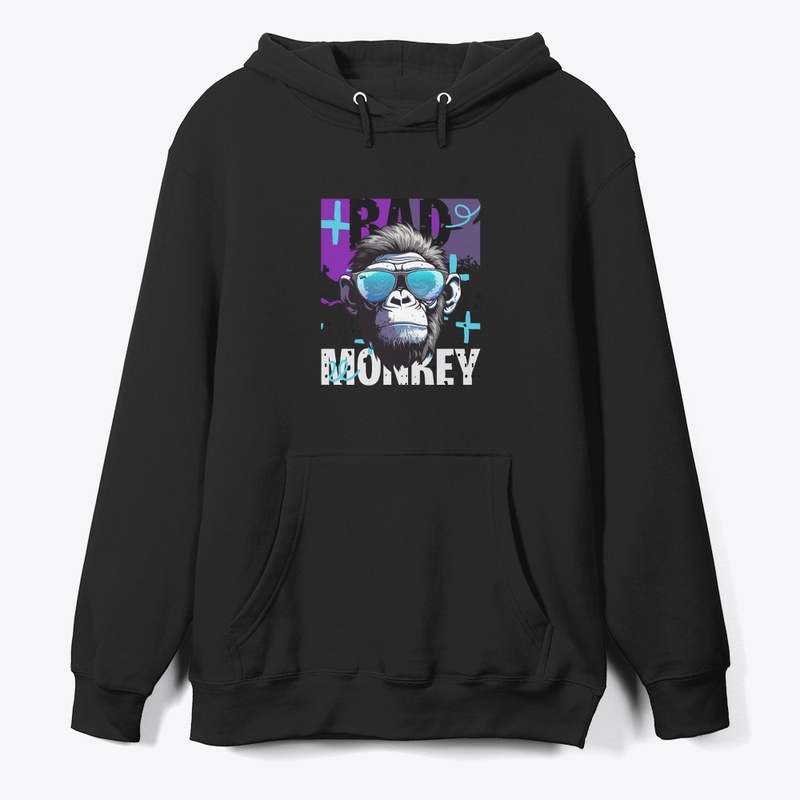 Black Purple Bad Monkey