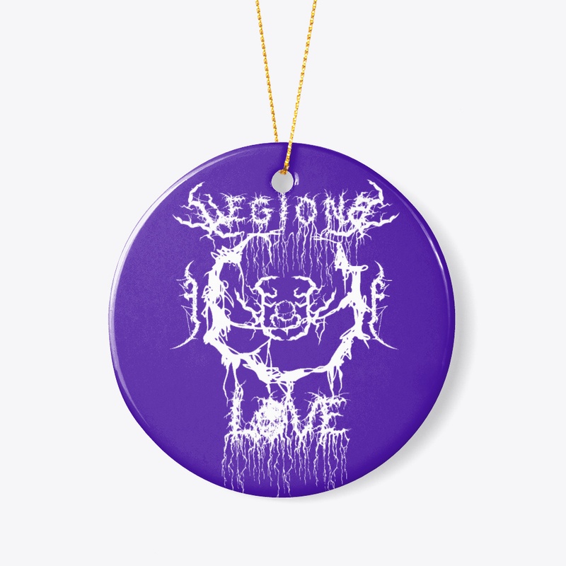 Circle Ceramic Ornament - LOL 