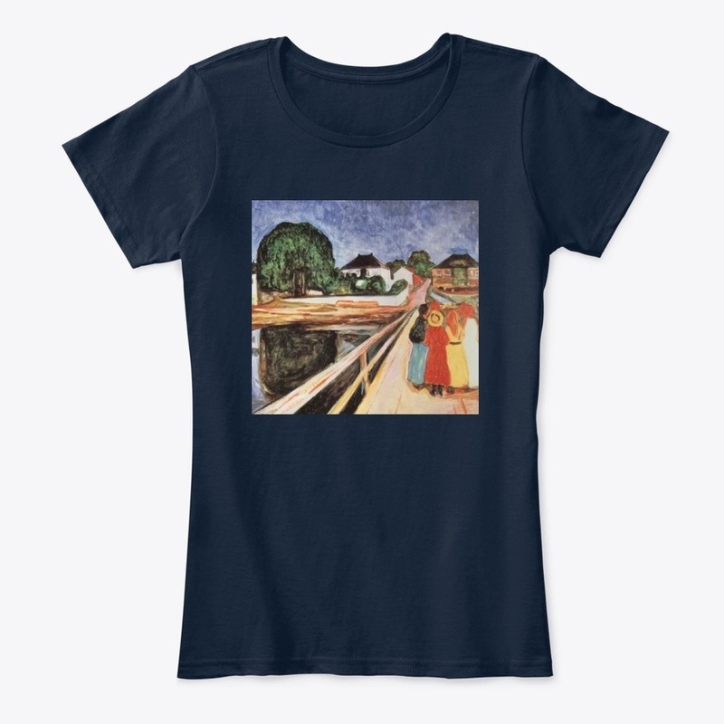Edvard Munch - Girls on the Bridge