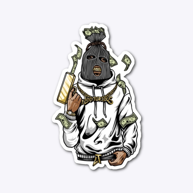 Bag Man White Hoodie
