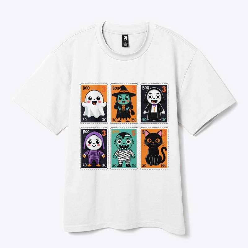 Cute Halloween Stamp Collection