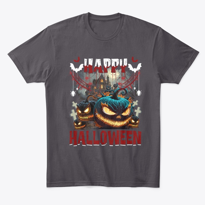 Spooky Happy Halloween Pumpkin Shirt
