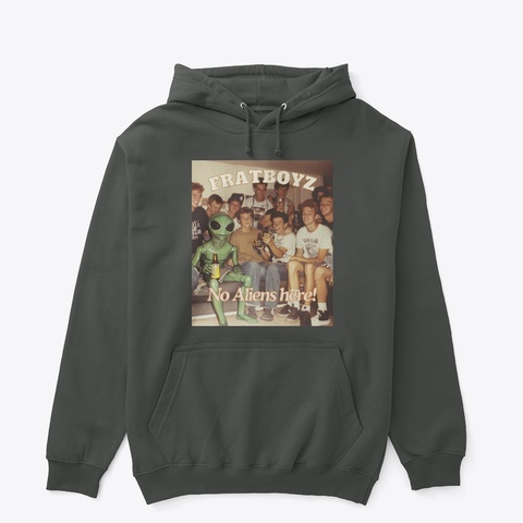 Fratboyz   Hoodie Dark Heather Camiseta Front