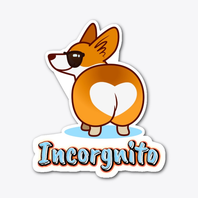 Incorgnito Corgi Dad, Mom Gift