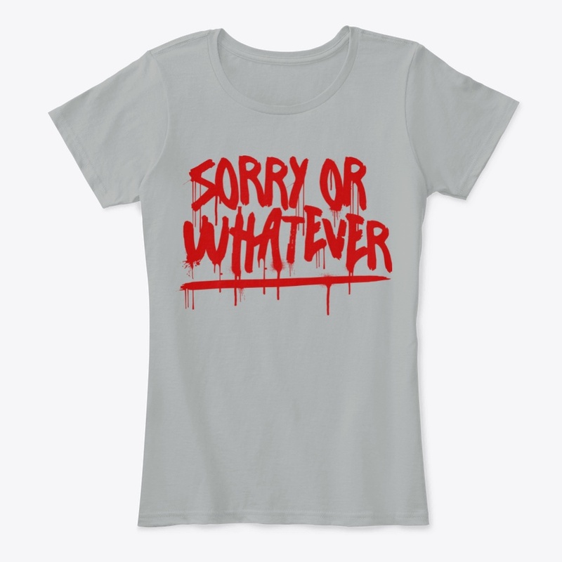 Amazing "Sorry or whatever" painting