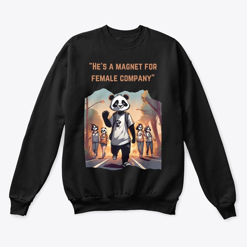 He's a magnet for female company!