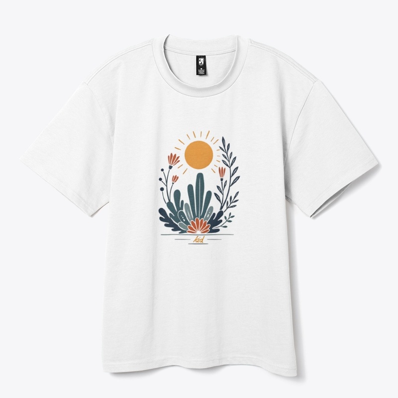 Modern, elegant graphic T-shirt design