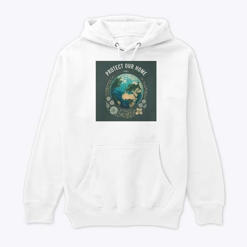 Environmental Message with Planet Earth