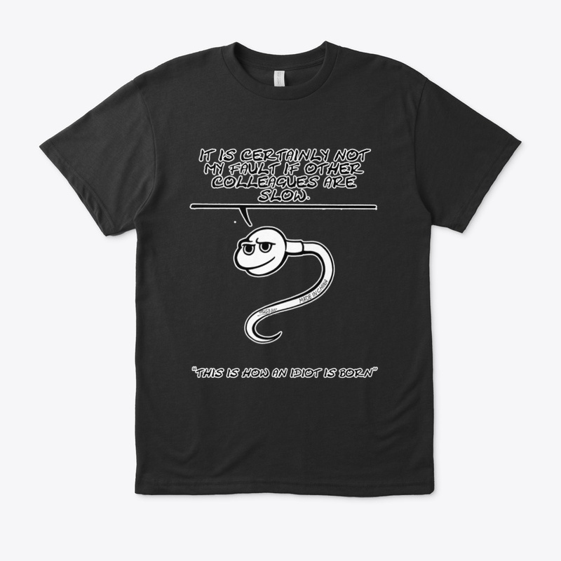 Funny T-shirt (ENG) White and Black