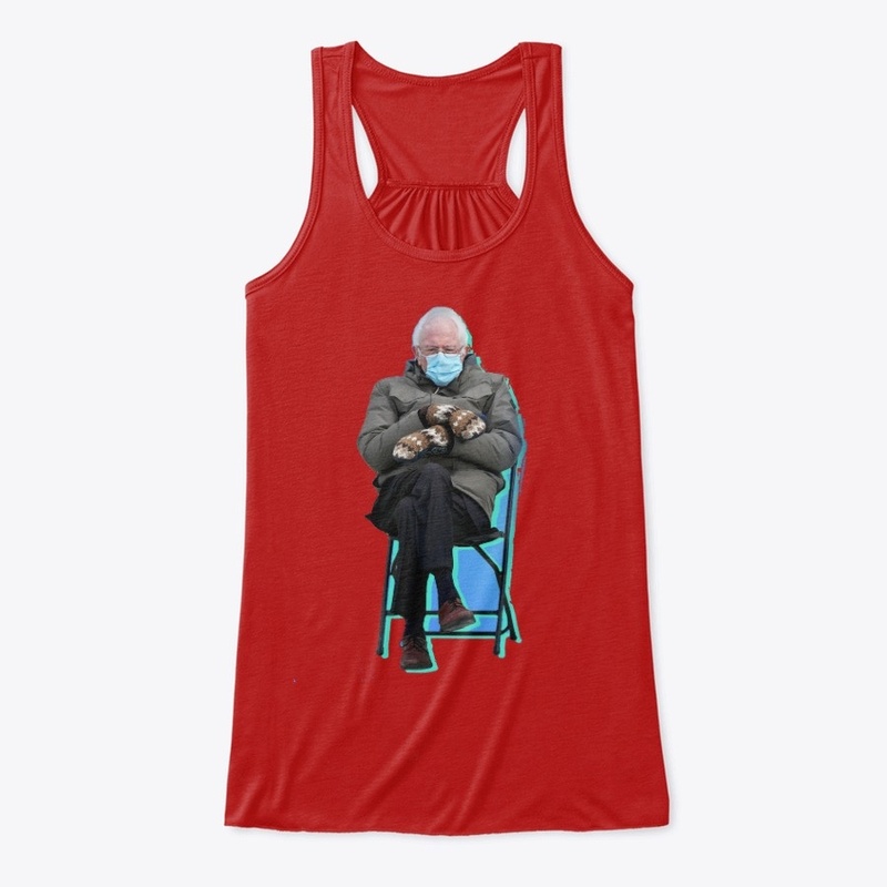 Bernie Sanders Mittens Fitness Top