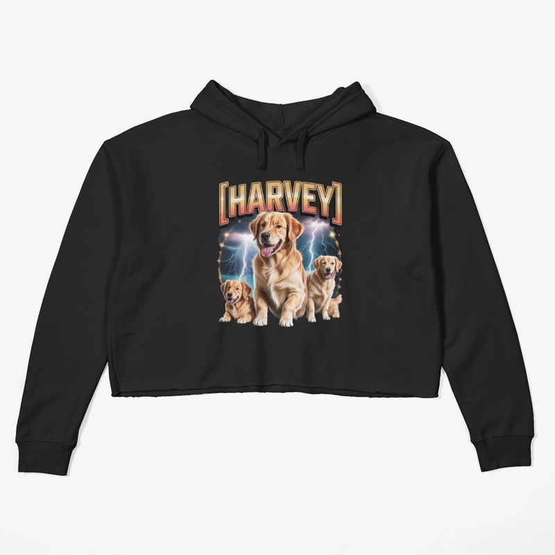 Harvey Golden Retriever Lightning Tee