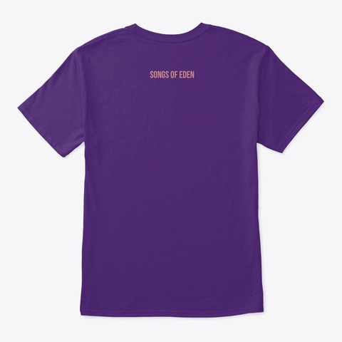 I'm A Badass Yogi! Purple T-Shirt Back
