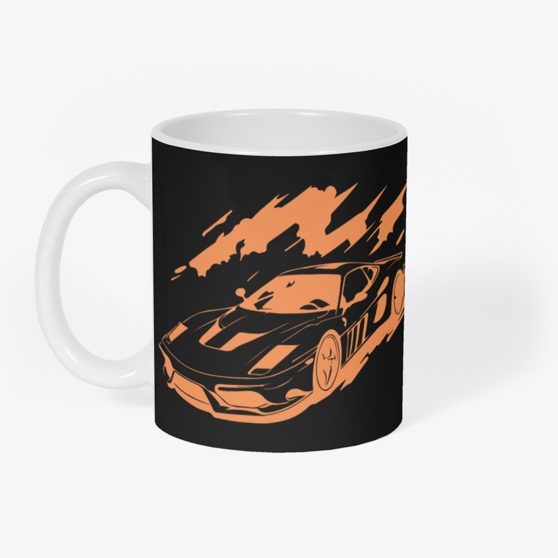 Speeding Flames super car