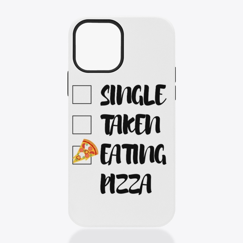 Single Taken Eating Pizza