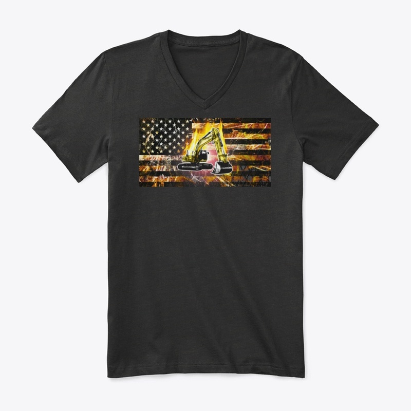 Excavator Flag Sparks