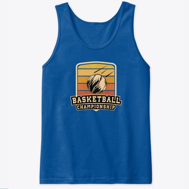 Vintage Retro Basketball Silhouette