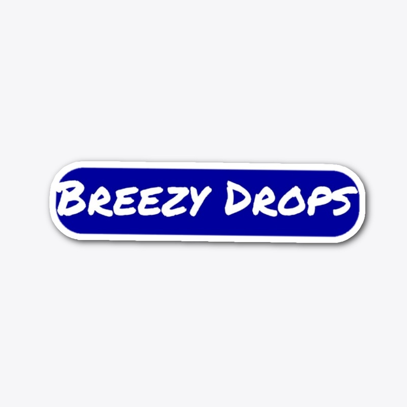 Breezy Drops Die Cut Sticker