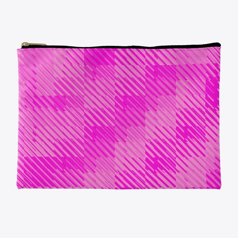 Diagonal Pink Stripes