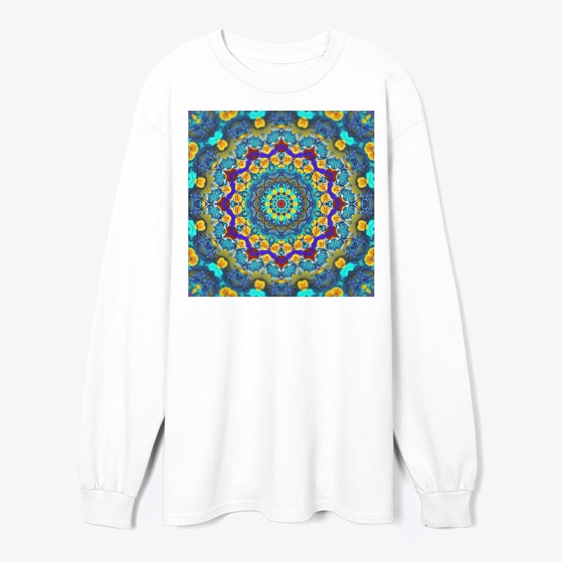 Blue Green Blur Kaleidoscope