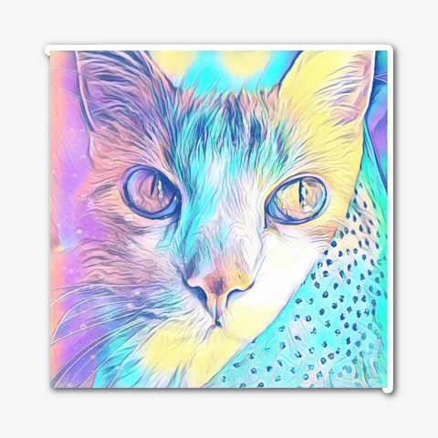 Pastel Cat Standard Camiseta Front