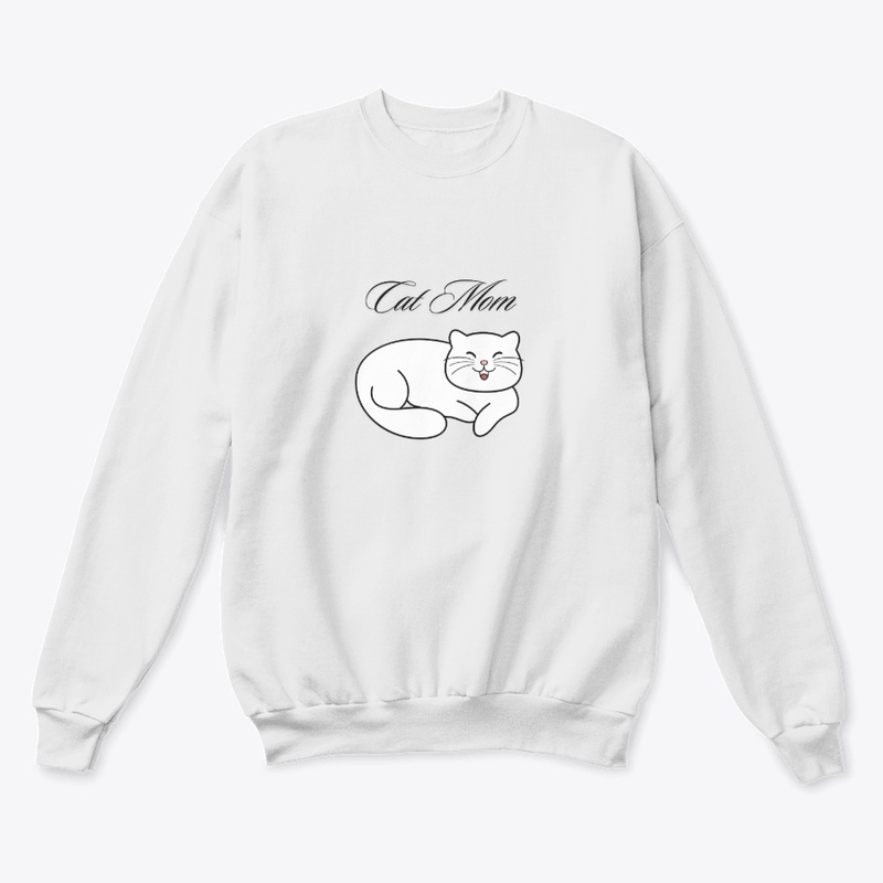 Cat Mom – Simple Happy Kitty Design-FC1