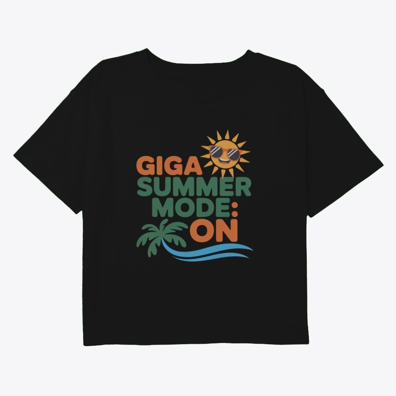 GIGA Summer Mode Funny Tee