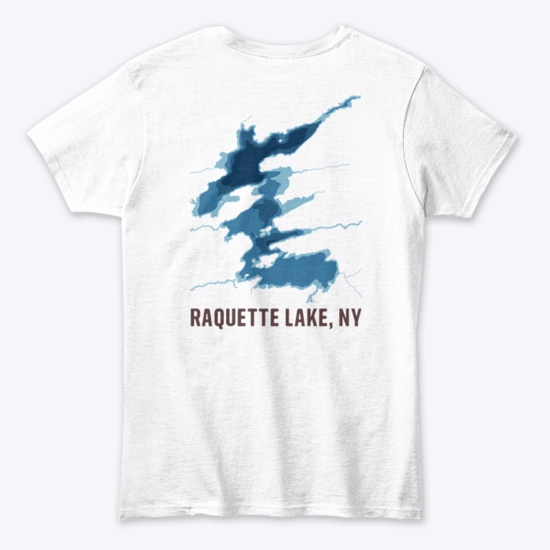 Raquette Lake Depth Map