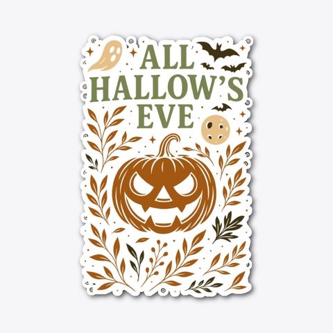 All Hallow’s Eve Pumpkin Standard T-Shirt Front
