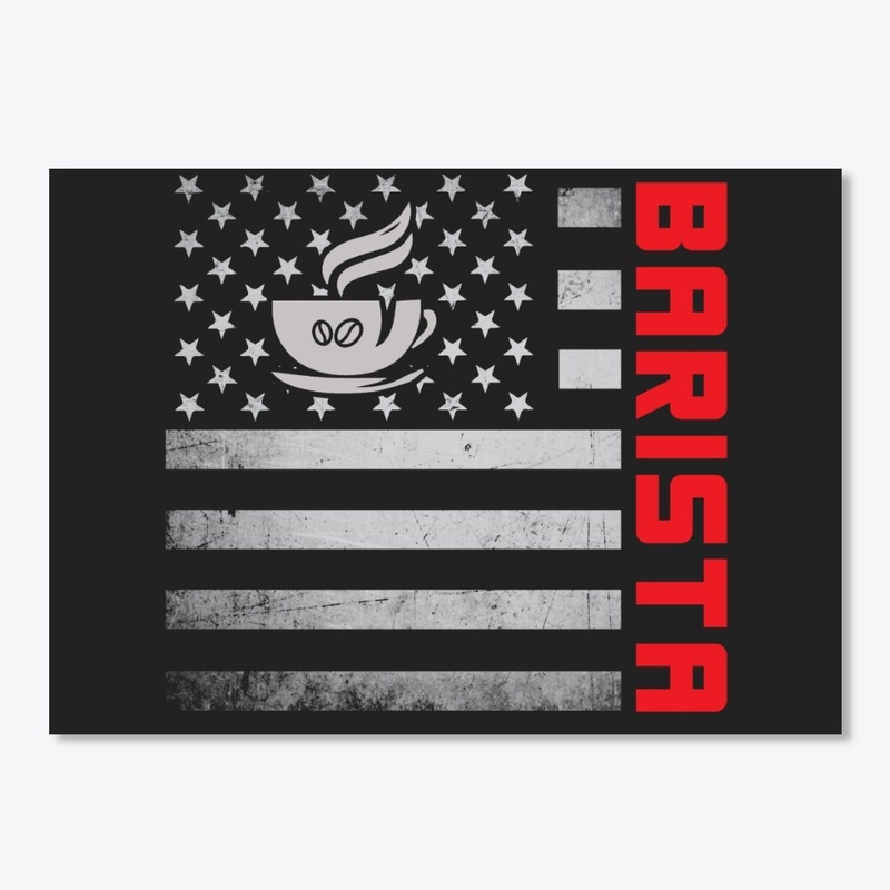 Barista US Flag Mask