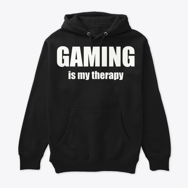 Gaming is my therapy - White letters