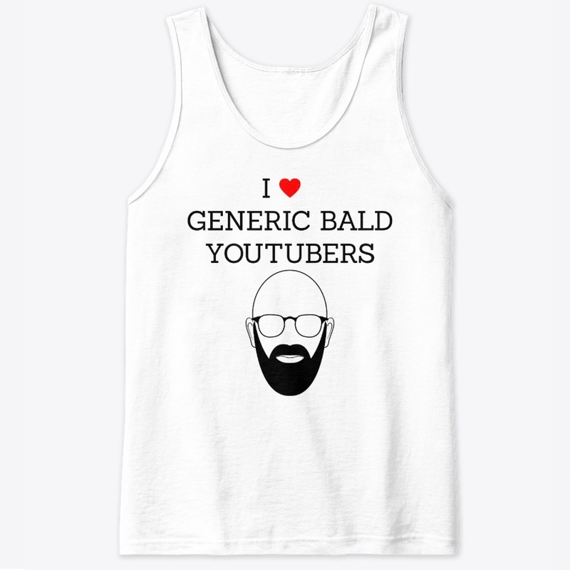 Generic Bald YouTubers, Black on White
