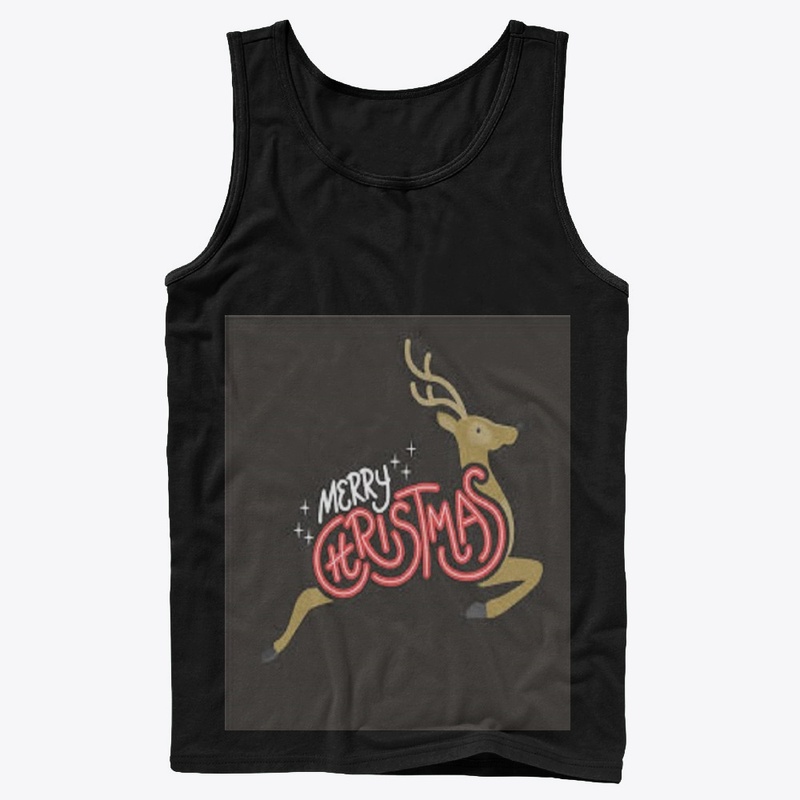 Deer T-Shirt with Happy Christmas Logo
