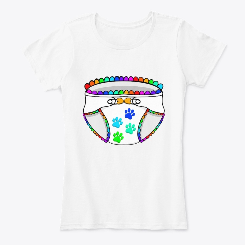 Rainbow Diaper print collection