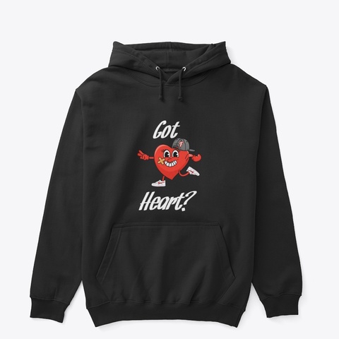 Got Heart? Black T-Shirt Front