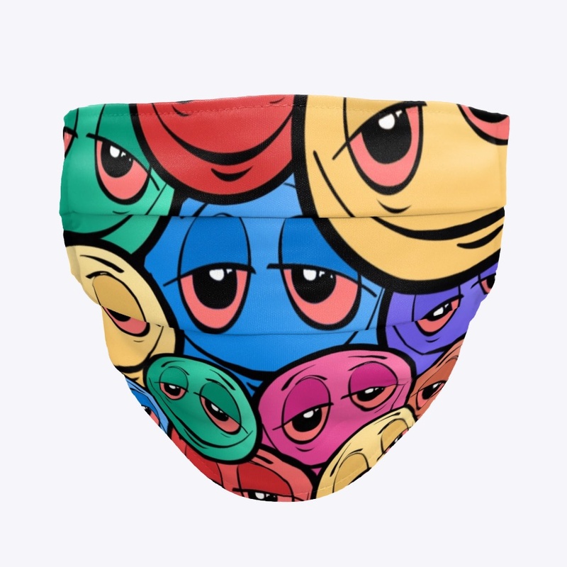 Stoned Smily Face Mask