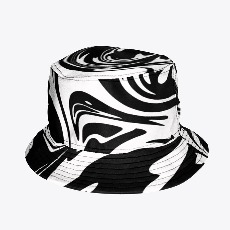 Black fluid pattern 