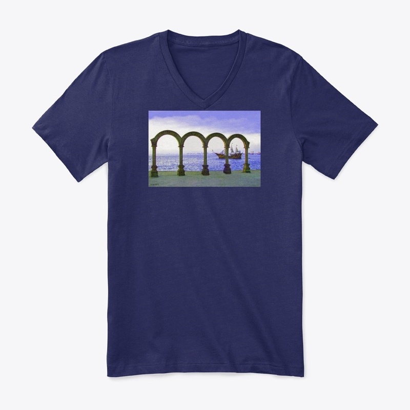 Malecon Arches  Miragalante t-shirts
