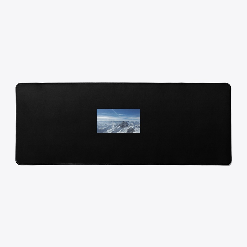 View From The Peaks Desk Mat