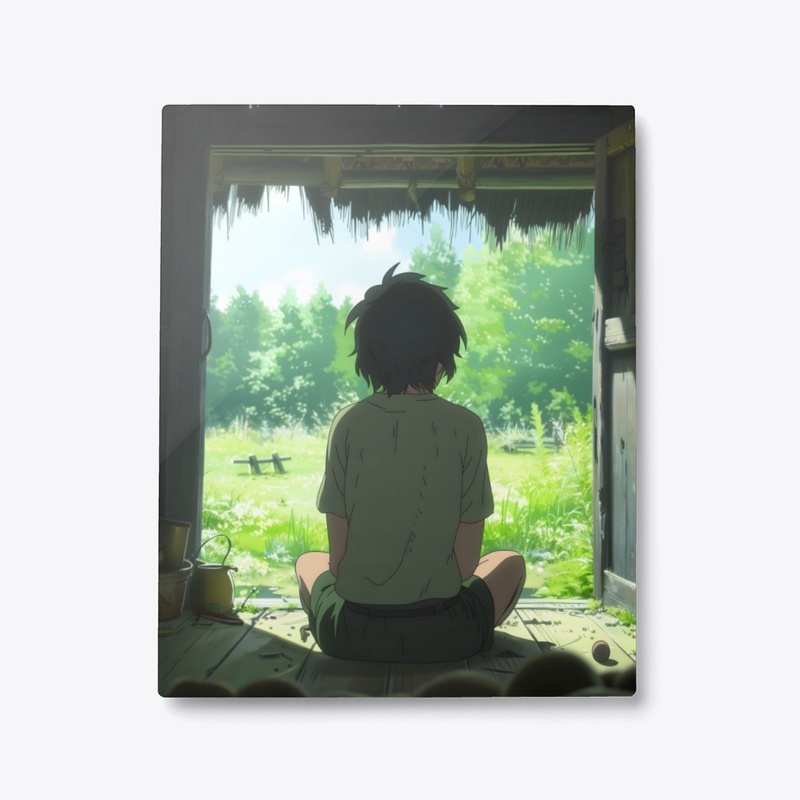 Metal Print Peaceful Retreat