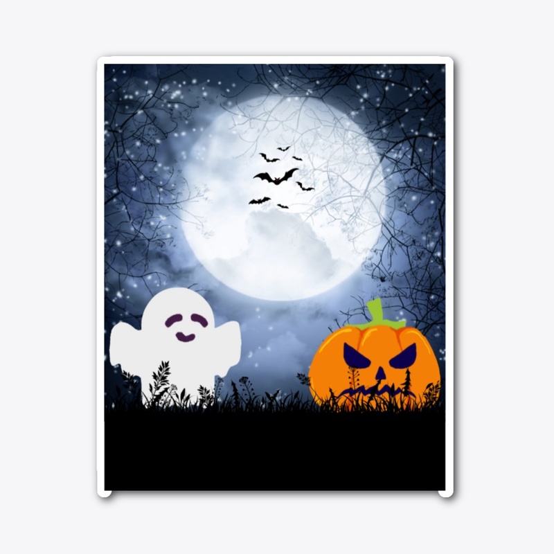 A Ghost And His Pumpkin