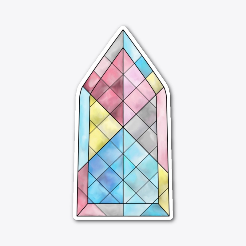 Stained Glass Genderflux Window